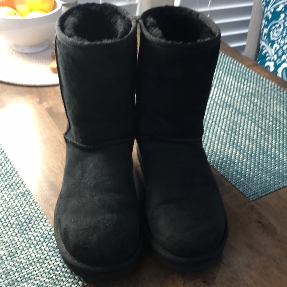 Brand new pair of black UGG boots.  Got as a gift but don’t care for black.